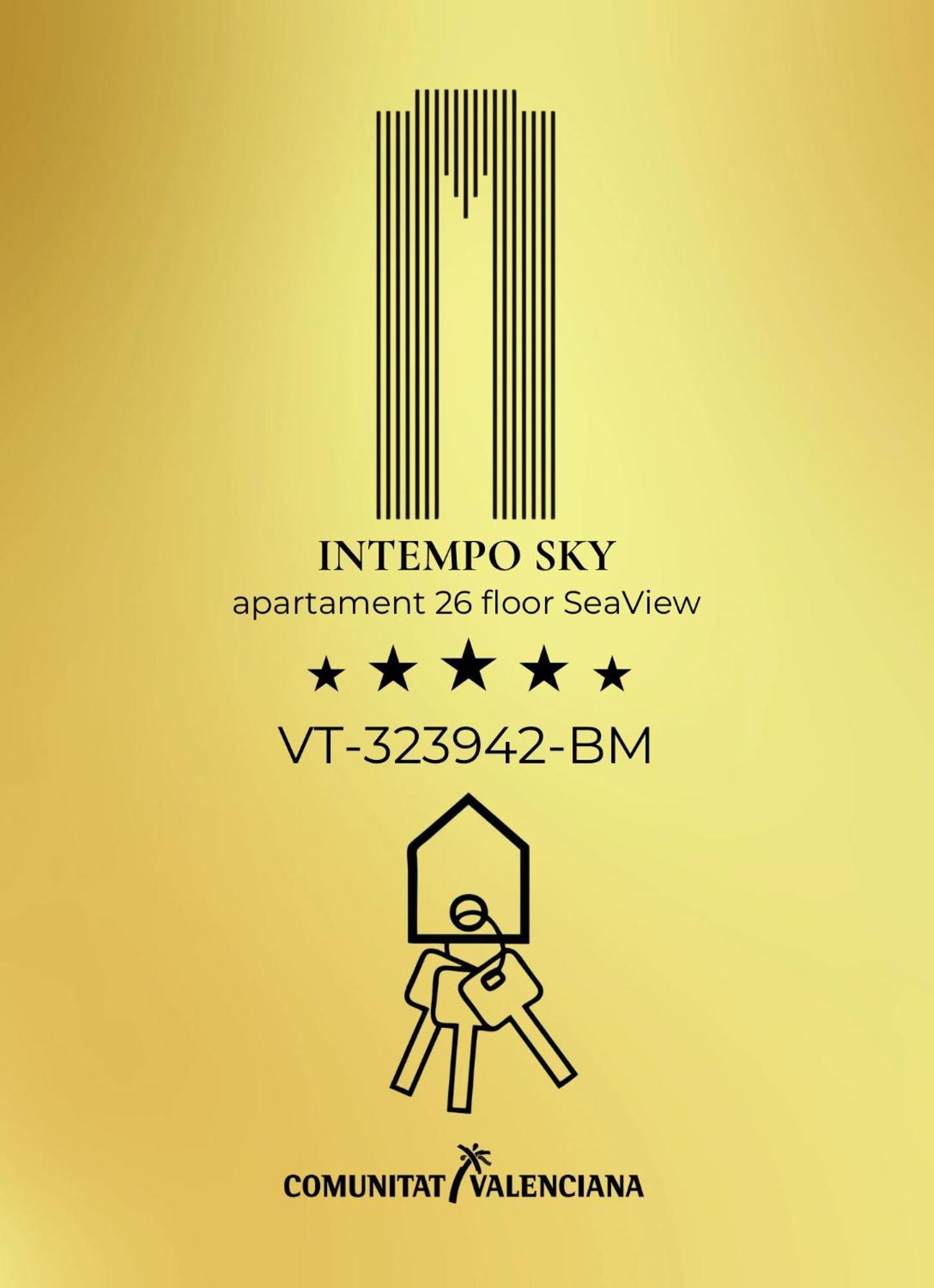 Intempo Sky Apartment 26 Floor Seaview Benidorm Eksteriør bilde
